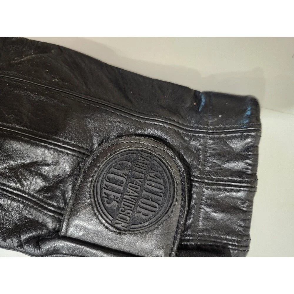 Harley Davidson Women’s Genuine leather gloves Padded Palm Size Small Like New